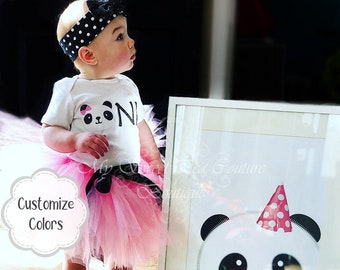 panda dress for baby girl