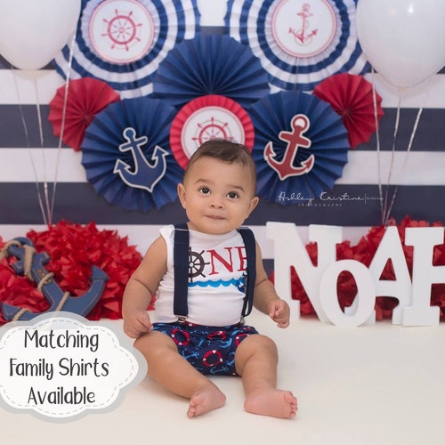 nautical first birthday outfit