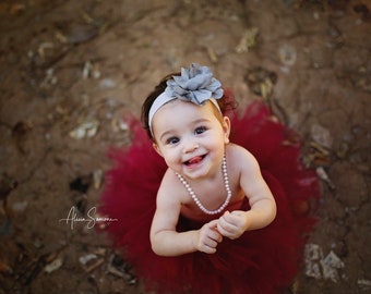 Burgundy Tutu- Tutu- Princess Tutu- Baby Tutu- Newborn Tutu- Tutu- Toddler Tutu- Birthday Tutu- First Birthday Tutu- Cake Smash Tutu