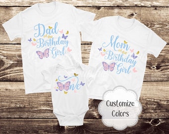 Butterfly First Birthday Outfit Our Little Butterfly Birthday First Birthday Butterfly Outfit 1st Birthday Matching Family Shirts