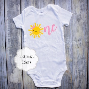 Personalise A Baby Grow 1st Birthday Any Design/ Colour Personalised Baby Grow