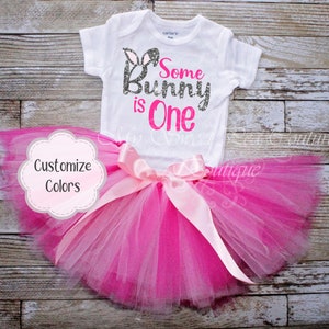 Some Bunny is One Birthday Outfit Bunny First Birthday 1st Birthday Easter Birthday Some Bunny is Two Easter Bunny Birthday Family Shirts