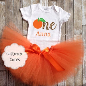 Little Cutie Orange First Birthday Outfit Orange Birthday Fruit Birthday Sweet One Birthday Florida Orange 1st Birthday Cake Smash Outfit
