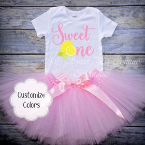 Sweet One Lemonade Erster Geburtstag Outfit- Zitronenkuchen Smash Outfit 1. Geburtstag Outfit Lemonade Geburtstag Erster Geburtstag Pink Lemonade