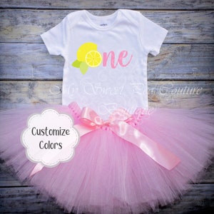 Zitrone Erster Geburtstag Outfit- Sweet One Lemon Cake Smash Outfit 1. Geburtstag Outfit Lemonade Geburtstag Erster Geburtstag Pink Lemonade
