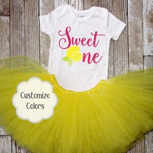 Pink Lemonade Erster Geburtstag Outfit- Zitronenkuchen Smash Outfit Sweet One 1st Birthday Outfit Lemonade Geburtstag Erster Geburtstag Pink Lemonade