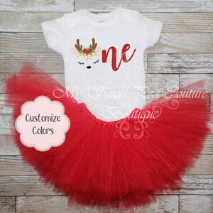 Deer First Birthday Outfit Doe 1st Birthday Outfit Unicorn Birthday 1st Birthday Outfit Winter Onderland Christmas Birthday Reindeer One