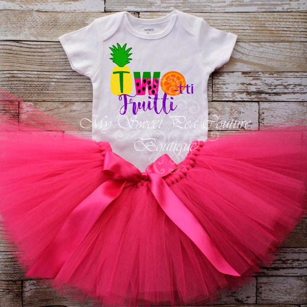 Two-tti Fruitti Second Birthday Outfit Fruity Birthday Second Birthday Outfit Twotti Fruitti Birthday Fruity 2nd Birthday Twotti Fruity