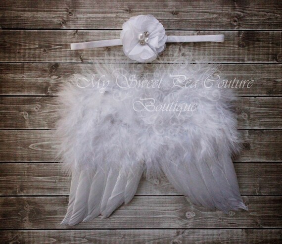 Cloud White Feather Wing Set White Angel Wings-newborn Angel | Etsy