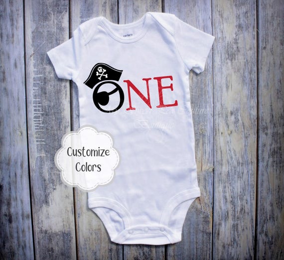 Pirate-Themed First Birthday Outfit: Skull Shirt, Family Matching Tees, Sailing Party Decor