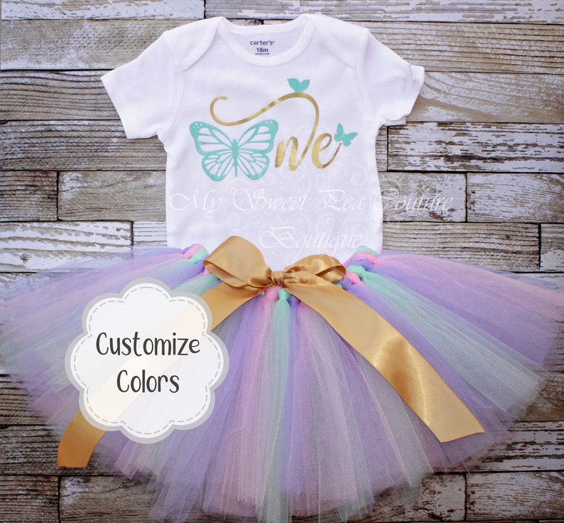 butterfly 1st birthday outfit