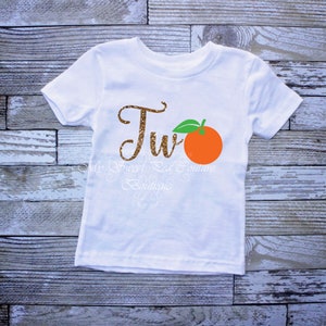 Orange Second Birthday Shirt Orange Birthday Twotti Fruity Two Sweet Birthday Florida Orange 2nd Birthday Two-tti Frutti Fruity Birthday