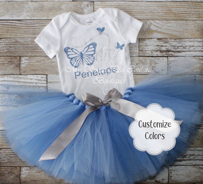 butterfly first birthday outfit