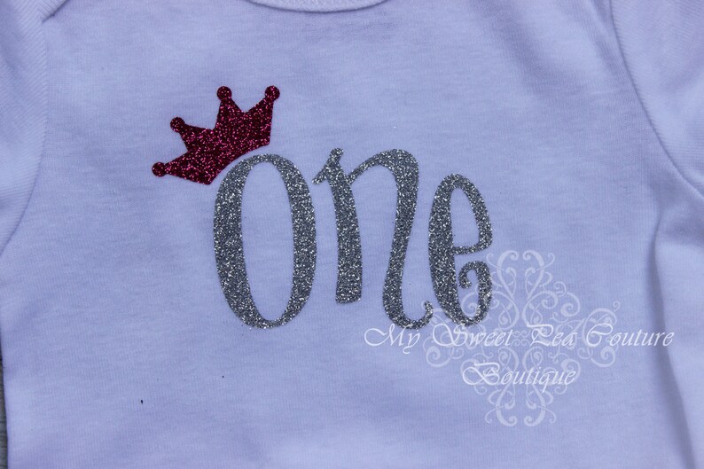 Cake Smash Outfit-Princess Princess Crown One First Birthday Outfit 1st Birthday Outfit First Birthday Outfit One 1st Birthday Crown