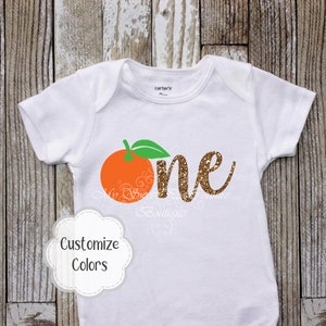 Little Cutie Orange First Birthday Shirt Orange Birthday Fruit Birthday Sweet One Birthday Florida Orange 1st Birthday Cake Smash Outfit