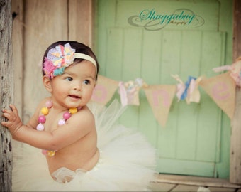 Custom- Tutu- Princess Tutu- Baby Tutu- Baby Tutu- Toddler Tutu- Birthday Tutu- Cake Smash- First Birthday Tutu- Photo Prop- Size 0-24M