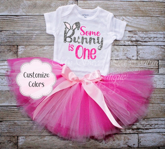 Bunny first birthday clearance outfit