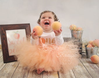 Sweet Peach First Birthday Outfit: Southern-inspired Cake Smash