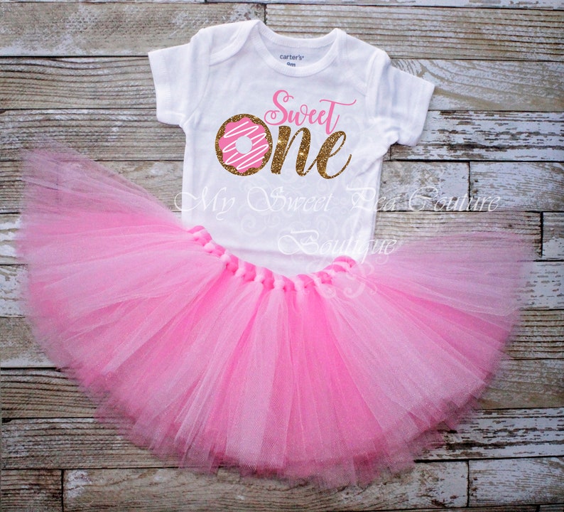 Donut First Birthday Sweet One Donut First Birthday Outfit Donut Grow Up Cake Smash Outfit Tutu 1st Birthday First Birthday Outfit One
