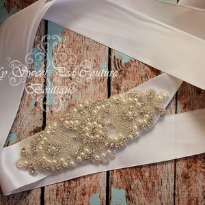 Luxe Rhinestone Beaded Couture Headband for Brides, Flower Girls, and Special Occasions