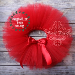 Rotes Tutu Weihnachten Tutu Baby-Tutu Geburtstags-Tutu Fotorequisite Lila Tutu Blaues Tutu Gelbes Tutu Rosa Tutu 1. Geburtstag
