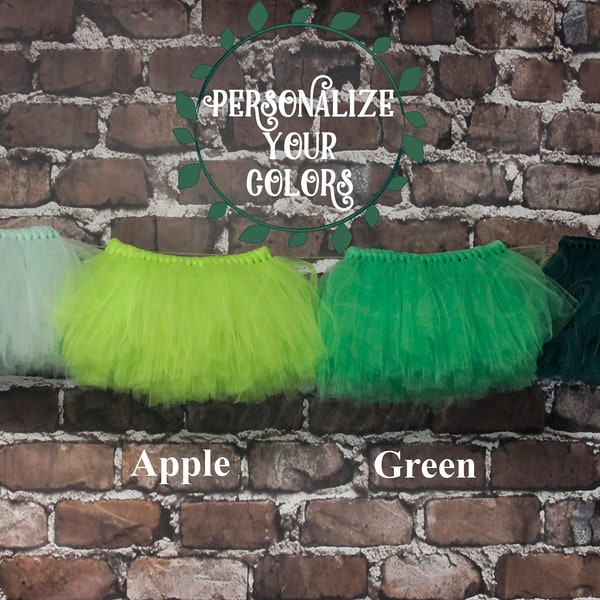 Shades of Green Tutu- Tutu Princess Tutu Baby Tutu Newborn Tutu Toddler Tutu Birthday Tutu First Birthday Tutu Green Tutu Cake Smash Tutu