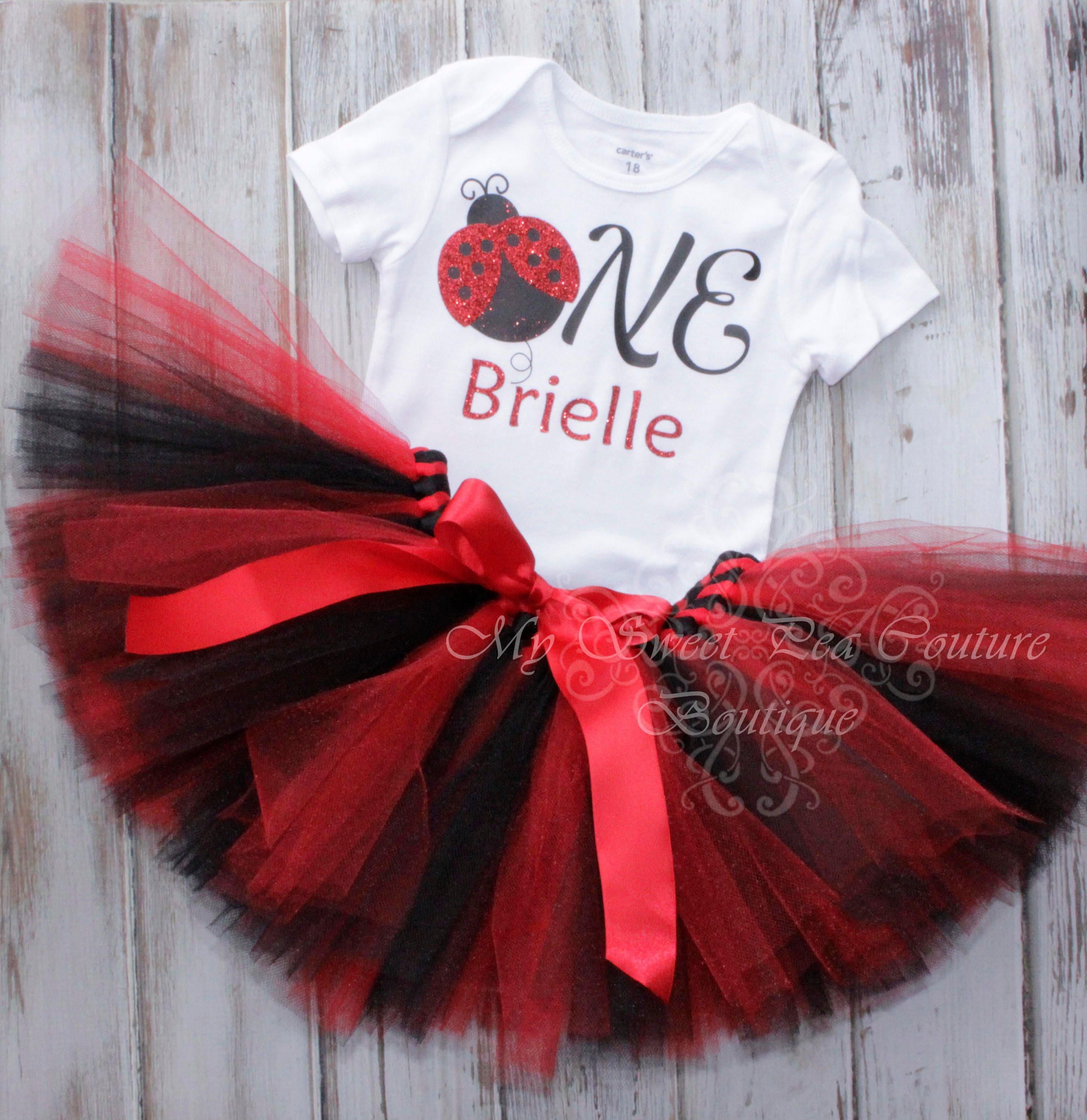 First Birthday Ladybug Outfit - Etsy