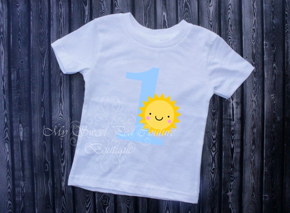 You are My Sunshine First Birthday Shirt Boy First Birthday | Etsy