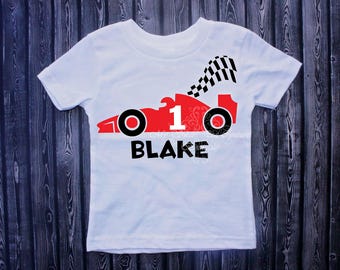 Race Car First Birthday Outfit- Car 1st Birthday- Race Car First Birthday Shirt- 1st Birthday- Race Car- Cake Smash- One- Birthday Shirt