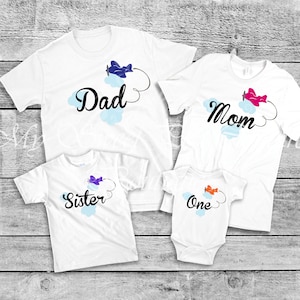 Airplane First Birthday Shirt Plane First Birthday 1st Birthday Aeronautics Birthday Planes 1st Birthday Airplane Birthday Family Shirts