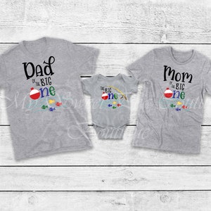 The Big One First Birthday Shirt Fishing First Birthday 1st Birthday Fishing Birthday Fishing 1st Birthday Big One Birthday Shirt Family