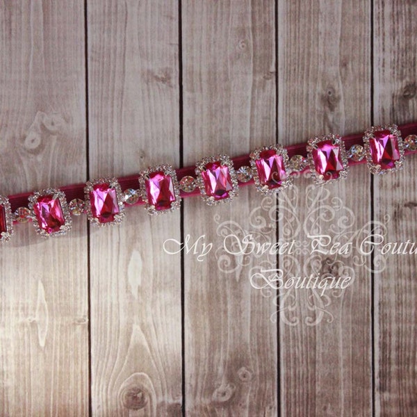 rhinestone halo headpiece