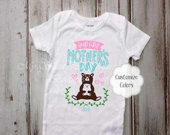 1st Mothers Day Shirt- Our First Mothers Day Together Mothers Day Gift 1st Mothers Day First Mothers Day Mothers Day Gift from Child