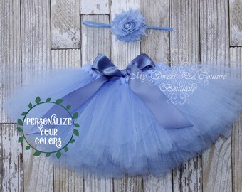 Ensemble tutu et bandeau bleu/Copenhague Tutu princesse Tutu bébé 1er anniversaire Tutu gâteau Smash Tutu anniversaire Tutu premier anniversaireTutu bleu