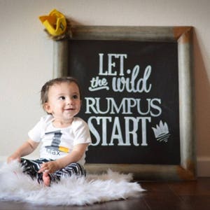 Where the Wild Things Are 1st Birthday Shirt | Rumpus Start Bodysuit | Cake Smash Outfit