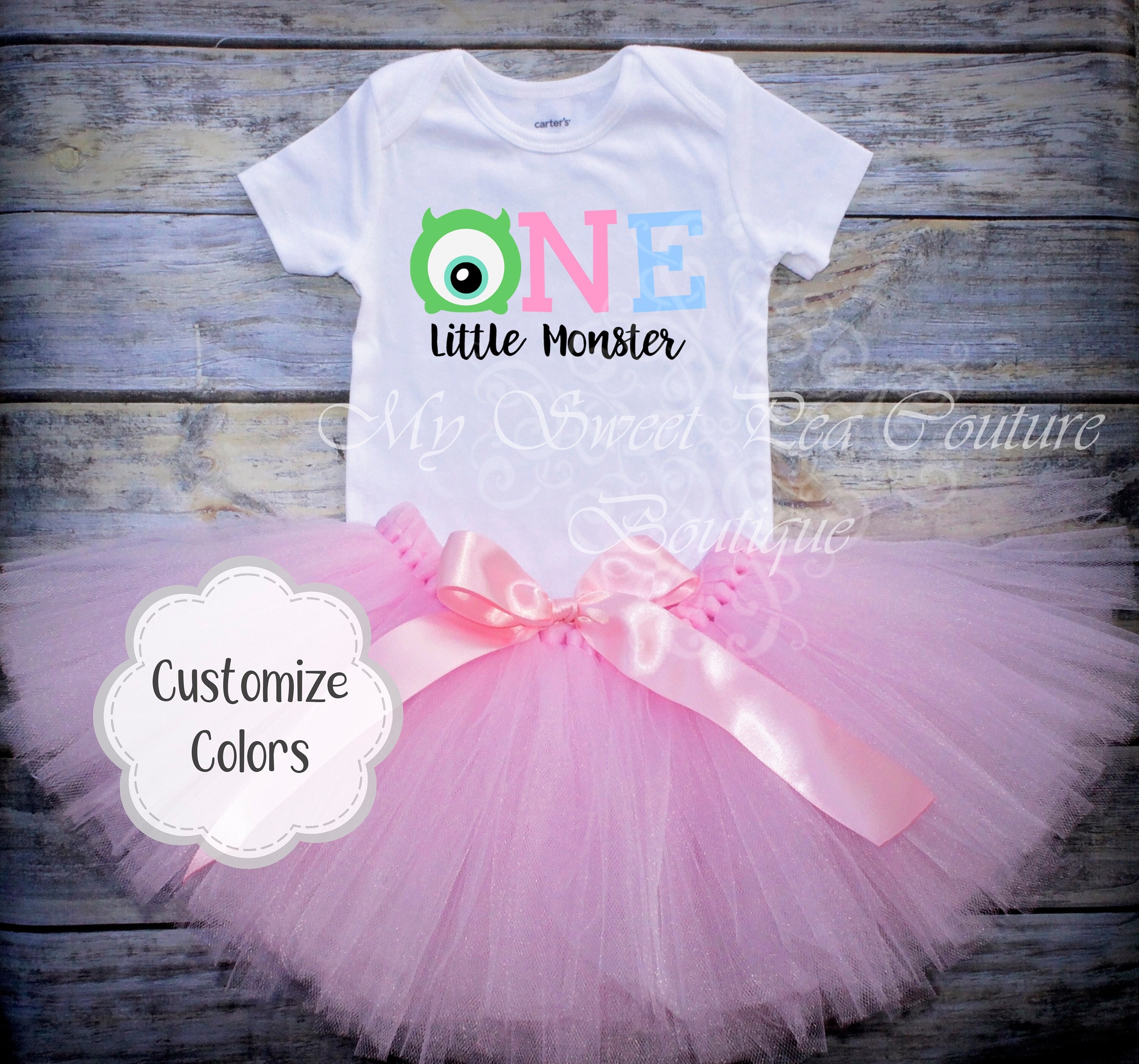 Monster first birthday cake smash outfit cheap