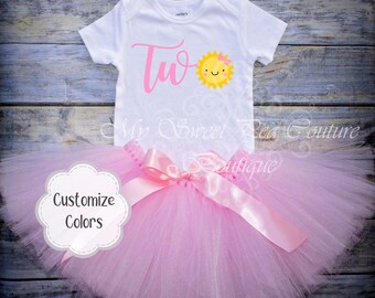 Birthday Tutu Outfit: Sunshine Theme - Cake Smash Ready