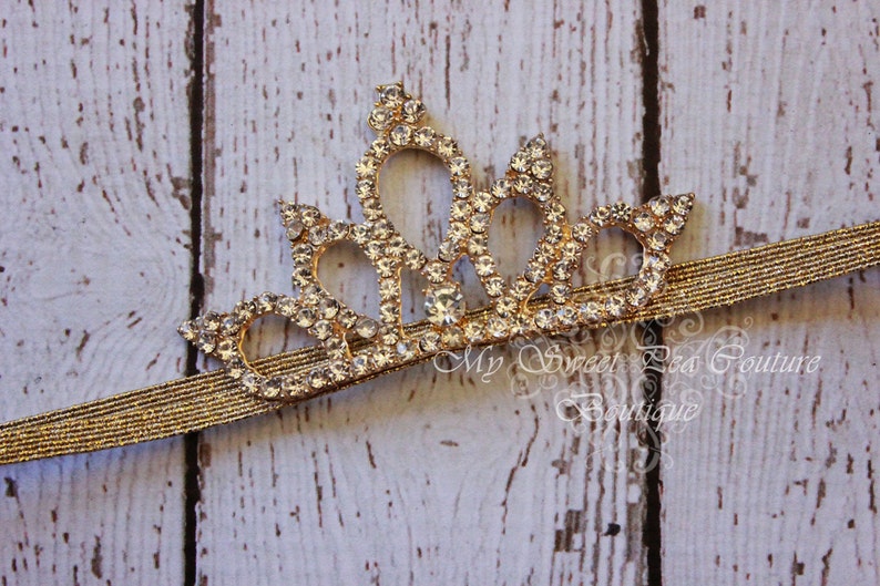Gold Diamond Rhinestone Tiara Mini Tiara Mini Crown Tiara Etsy