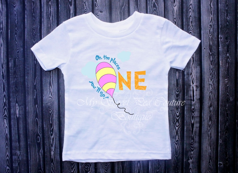 Cake Smash Outfit First Birthday Outfit One Hot Air Balloon First Birthday Oh the Places You/'ll Go First Birthday Outfit 1st Birthday
