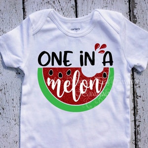 Watermelon Birthday Outfit- One in a Melon First Birthday Outfit- Birthday Outfit- Sweet One Birthday- Watermelon 1st Birthday- Cake Smash