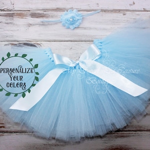 Hellblaues Tutu & Stirnband Set- Tutu- Prinzessin Tutu- Baby Tutu- 1. Geburtstag Tutu- Cake Smash Tutu- Geburtstag Tutu- Foto Requisite