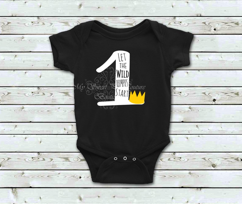 Wild One Wild One First Birthday Outfit 1st Birthday One 1st Birthday Outfit Where the Wild Things Are Cake Smash Wild One Birthday