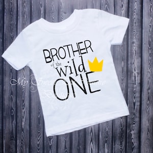 Brother of the Wild One Shirt Sibling Birthday Shirt 1st Birthday Where the Wild Things Are Brother Birthday Shirt Wild One