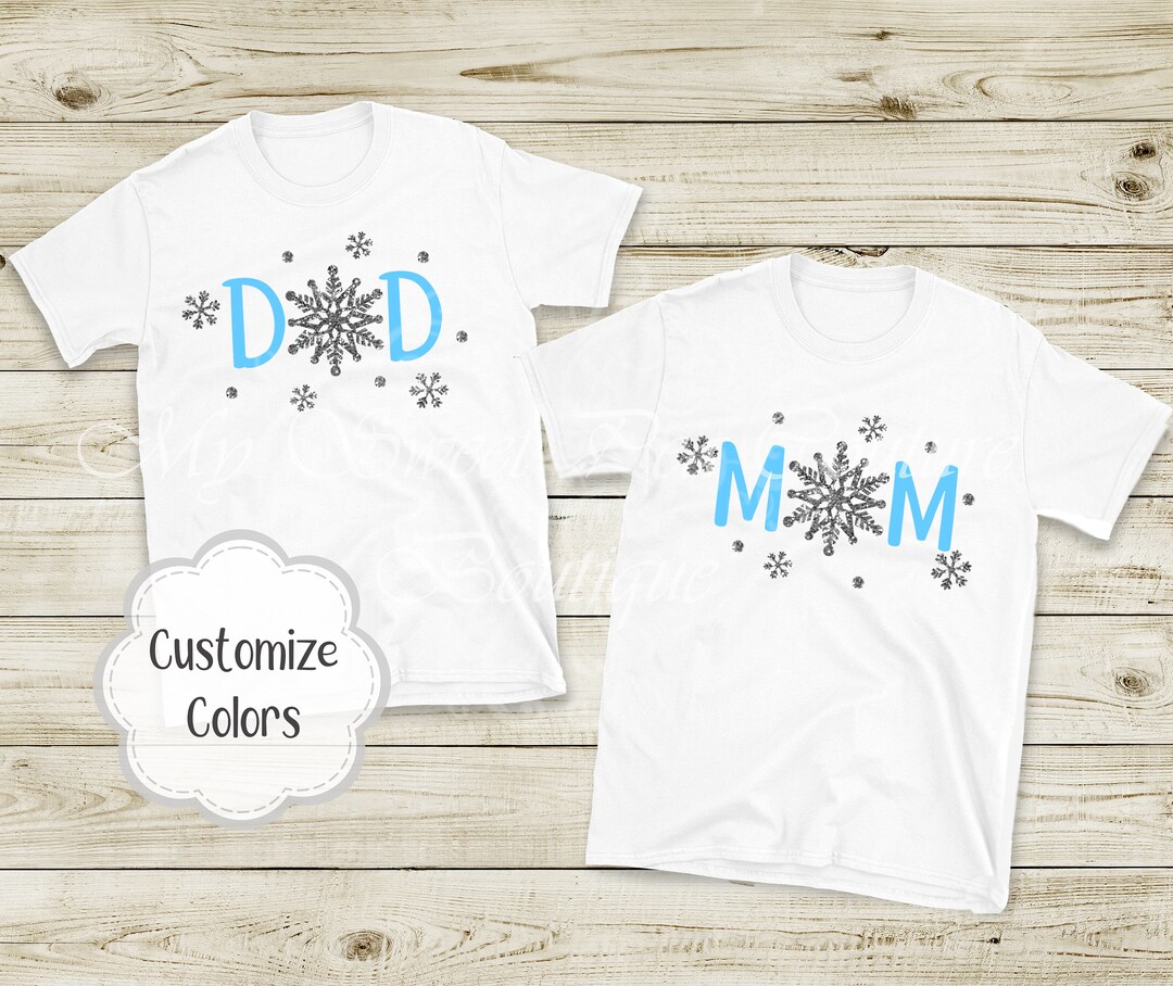 Snowflake Family Matching Outfit, Winter Snow Toddler Youth Adult