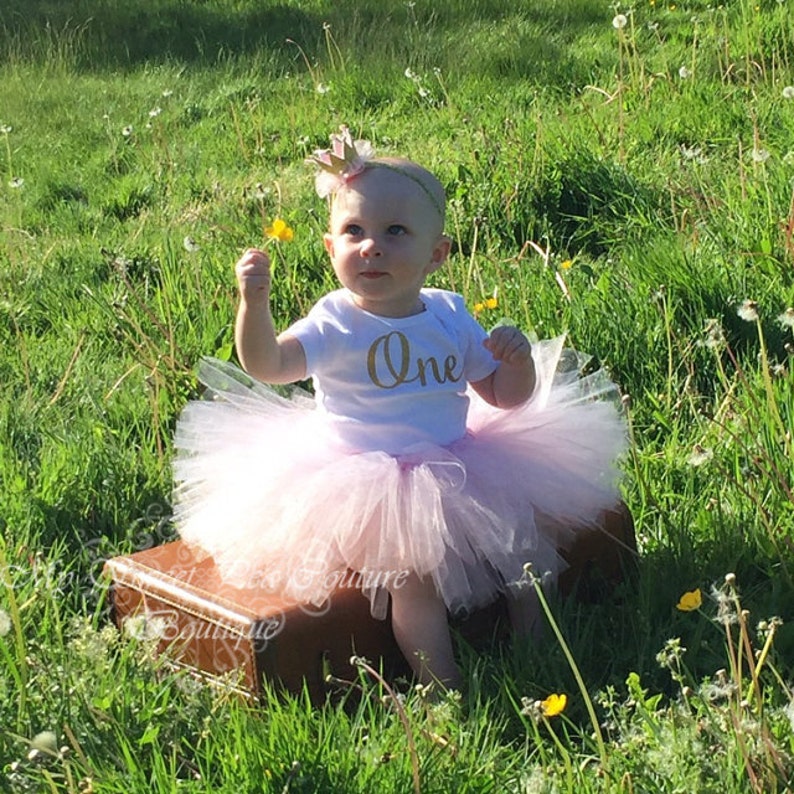 Shades of Pink Prinzessin Tutu für Baby, Kleinkind, Neugeborene - Geburtstag Fotorequisite (0-10 Jahre) Bild 3
