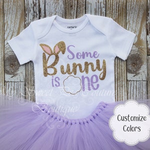 Some Bunny is One Birthday Outfit Bunny First Birthday 1st Birthday Easter Birthday Some Bunny is Two Easter Bunny Birthday Family Shirts