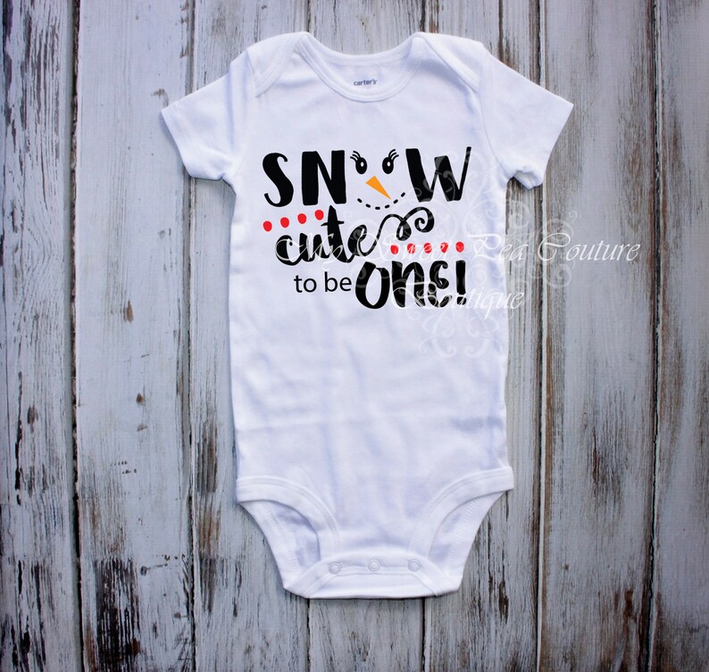 1st Birthday Winter Wonderland First Birthday Snowgirl Outfit Snowman Birthday Snowflake Birthday Snow Cute to be One Birthday Outfit
