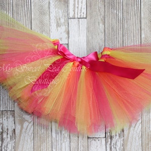 Tinten van roze Tutu Tutu-prinses Tutu-baby Tutu-pasgeboren Tutu-peuter Tutu-verjaardag Tutu-eerste verjaardag Tutu-foto Prop-grootte 0-10yr afbeelding 7