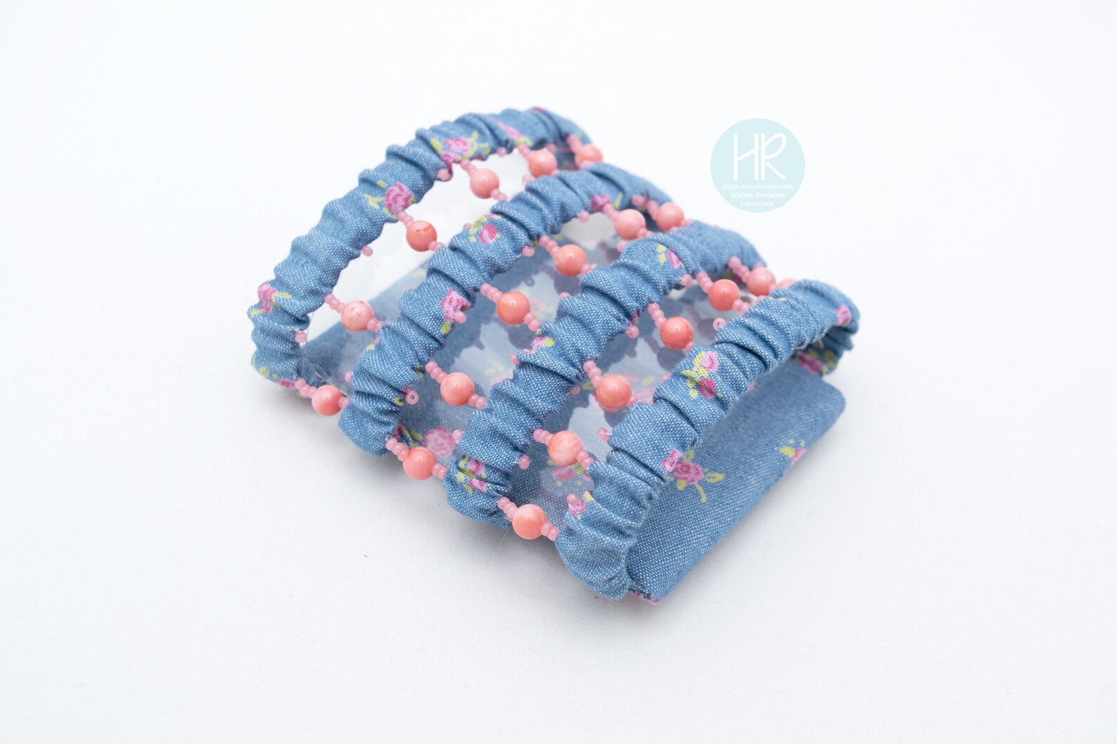 Hidden Wallet Blue Travel Wristlet Wallet Womens Wrist Wallet Cuff ...