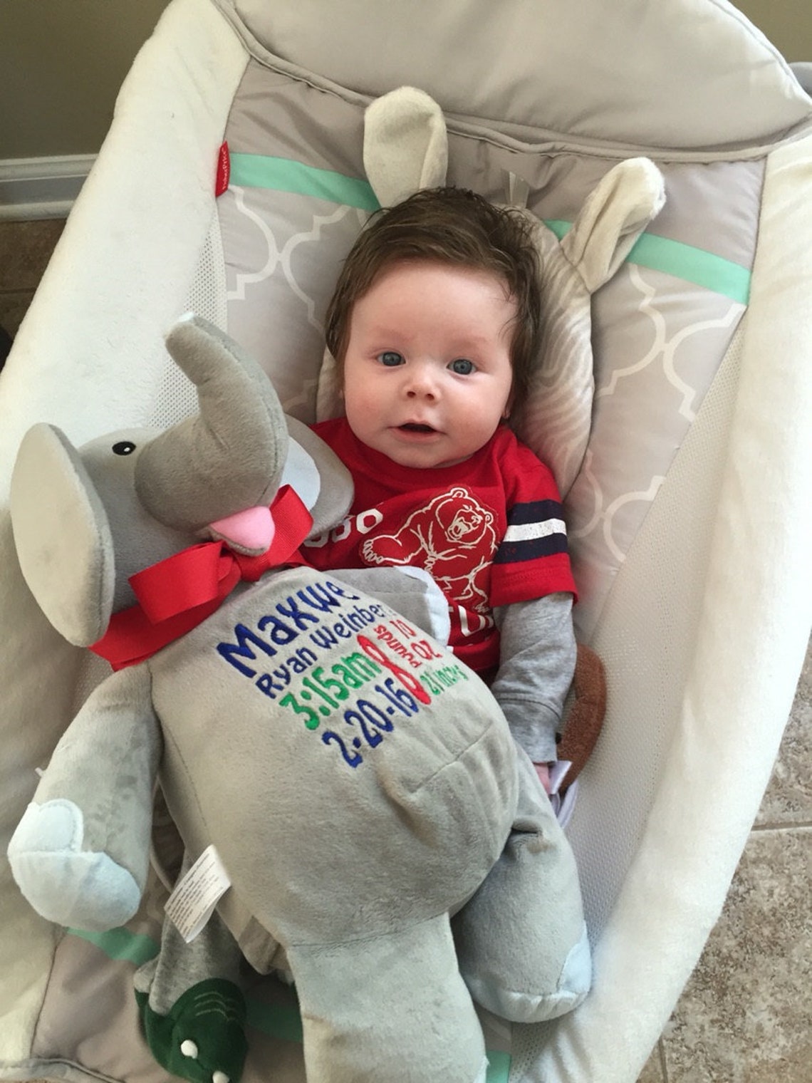 Personalized Baby Gift baby Cubbies Birth Stat Etsy